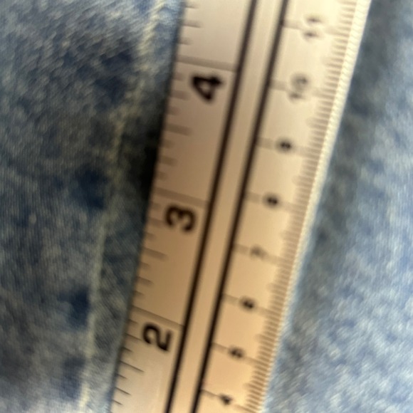 Alice Olivia Flare Denim Skirt Womens Size 12 Nala Godet Maxi Floor Length Avery - Picture 16 of 16